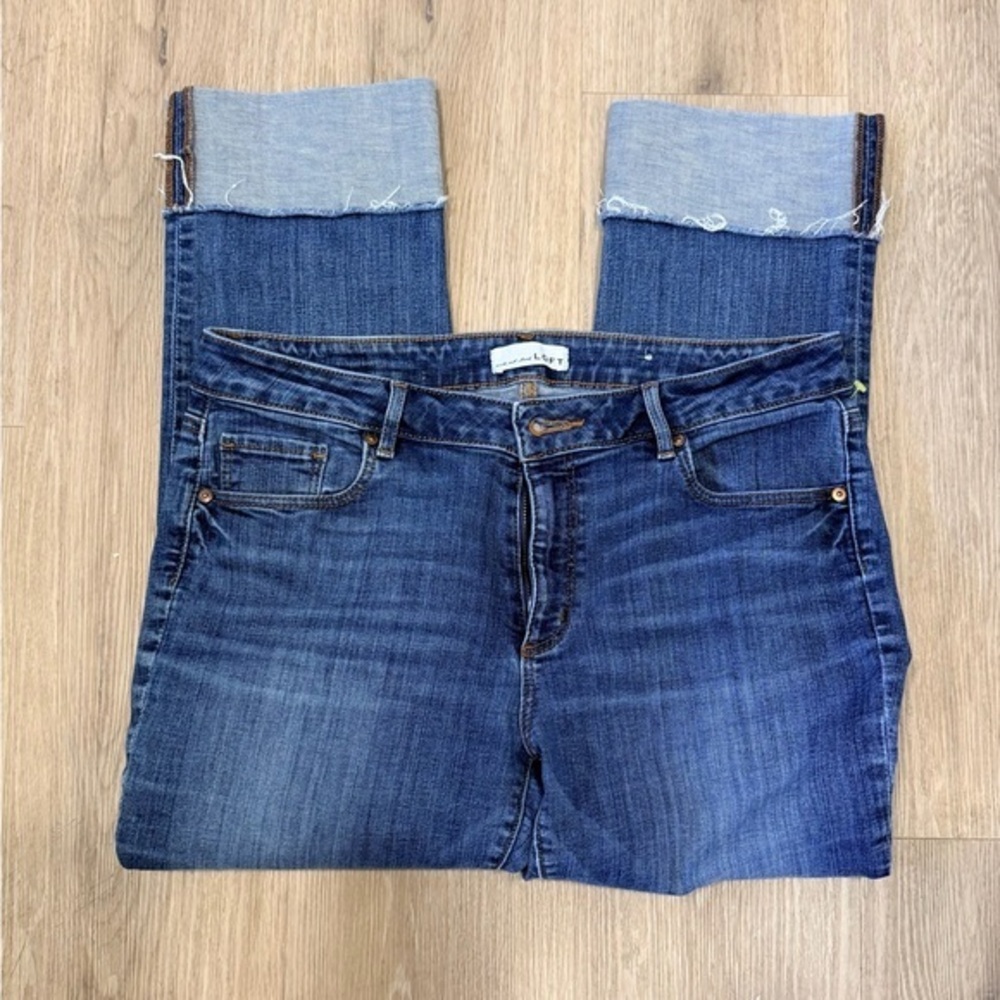 LOFT Denim Cuffed Women's Jeans - Blue